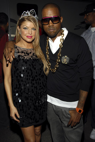 Fergie and Kanye West