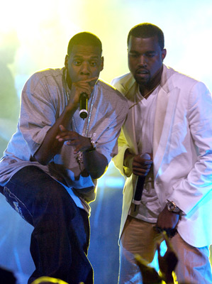Jay Z and Kanye West