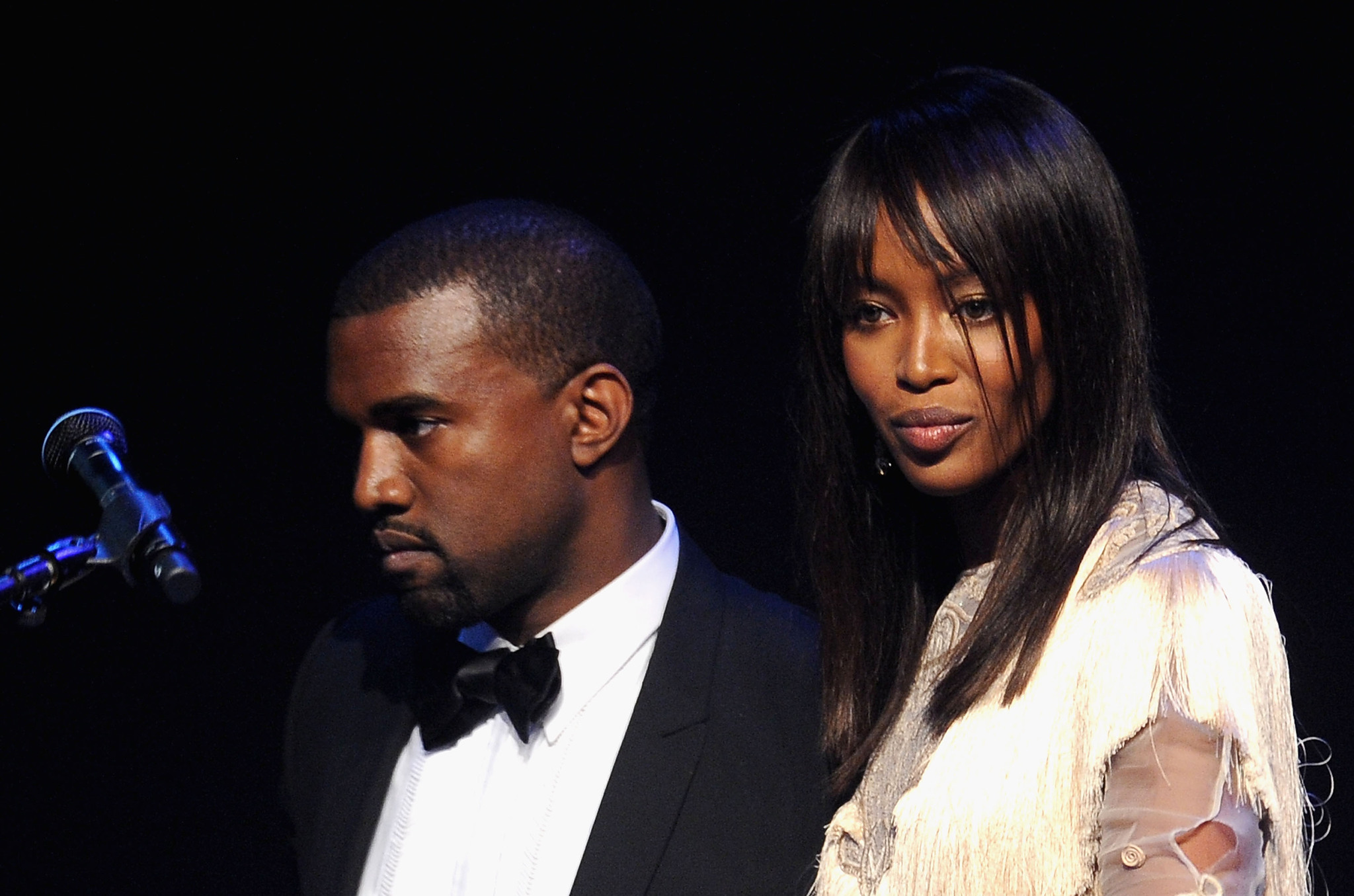 Naomi Campbell and Kanye West