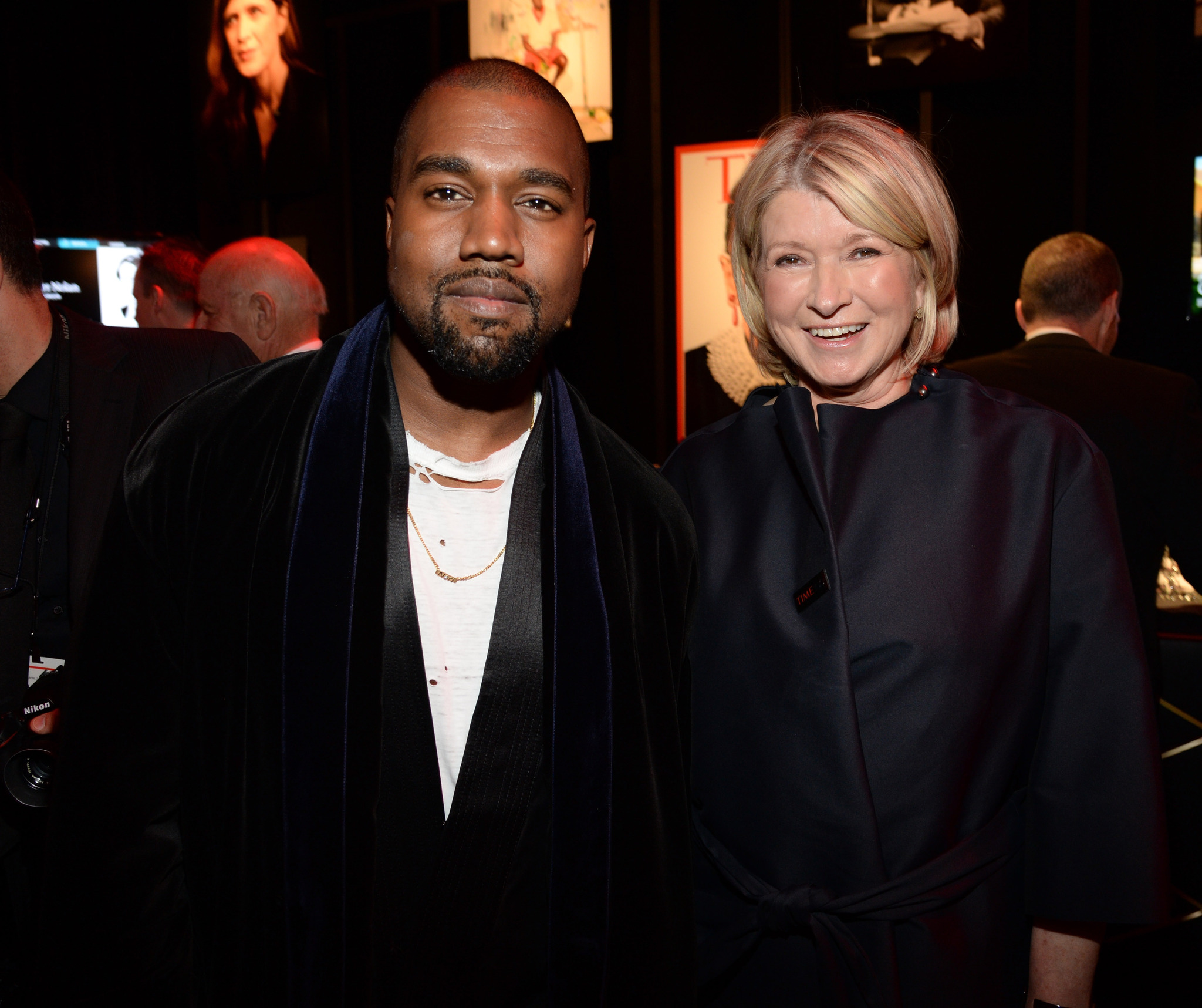 Martha Stewart and Kanye West