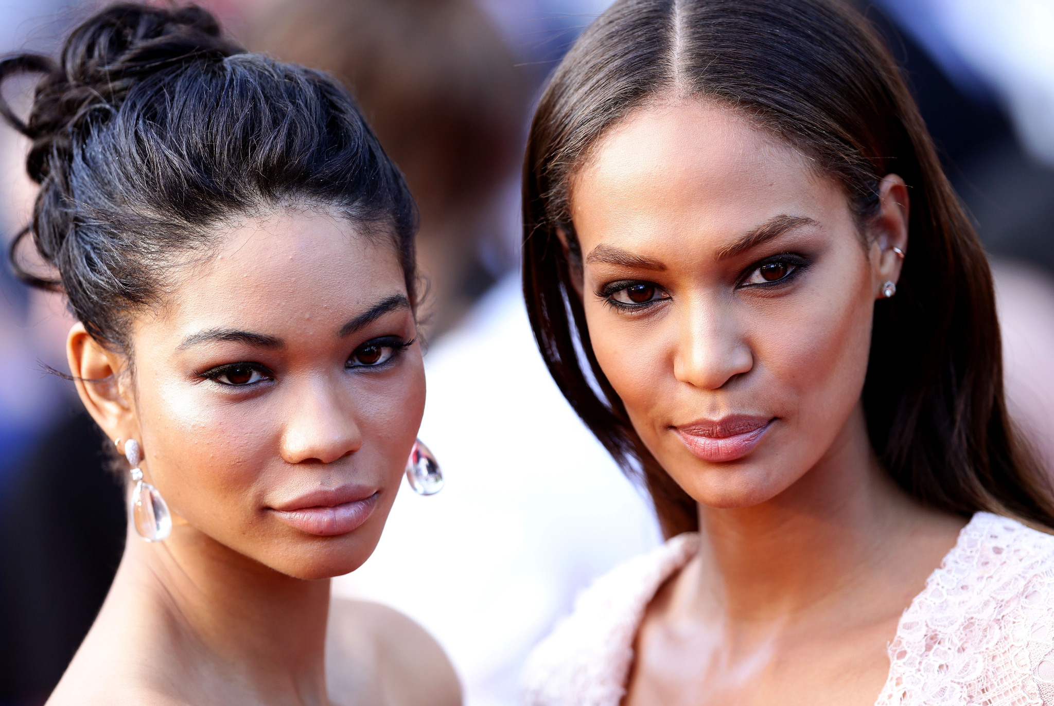 Chanel Iman and Joan Smalls at event of Cleopatra (1963)