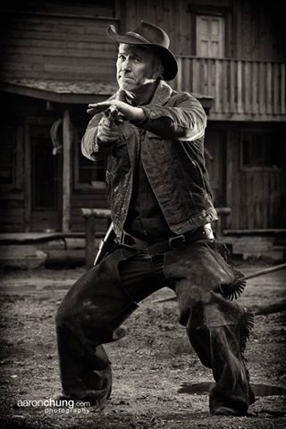 Pascal Belanger as Outlaw #7 in Snakewater Films Production 