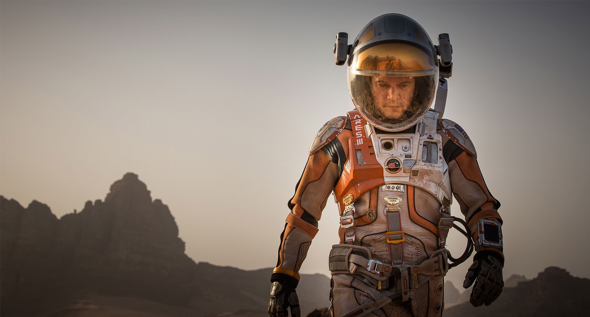 The Martian - Matt Damon - Ridley Scott: The Martian is an upcoming film directed by Ridley Scot starring Matt Damon, Jessica Chastain, Kristen Wiig, Kate Mara, Sebastian Stan, Michael Peña, Mackenzie Davis, Jeff Daniels, Sean Bean, Donald Glover, an