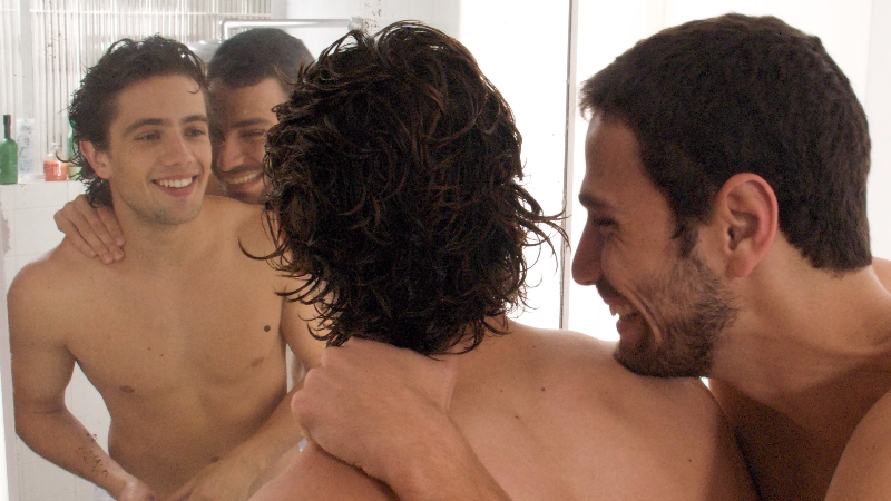 Still of Rafael Cardoso and João Gabriel Vasconcellos in Nuo pradzios iki galo (2009)