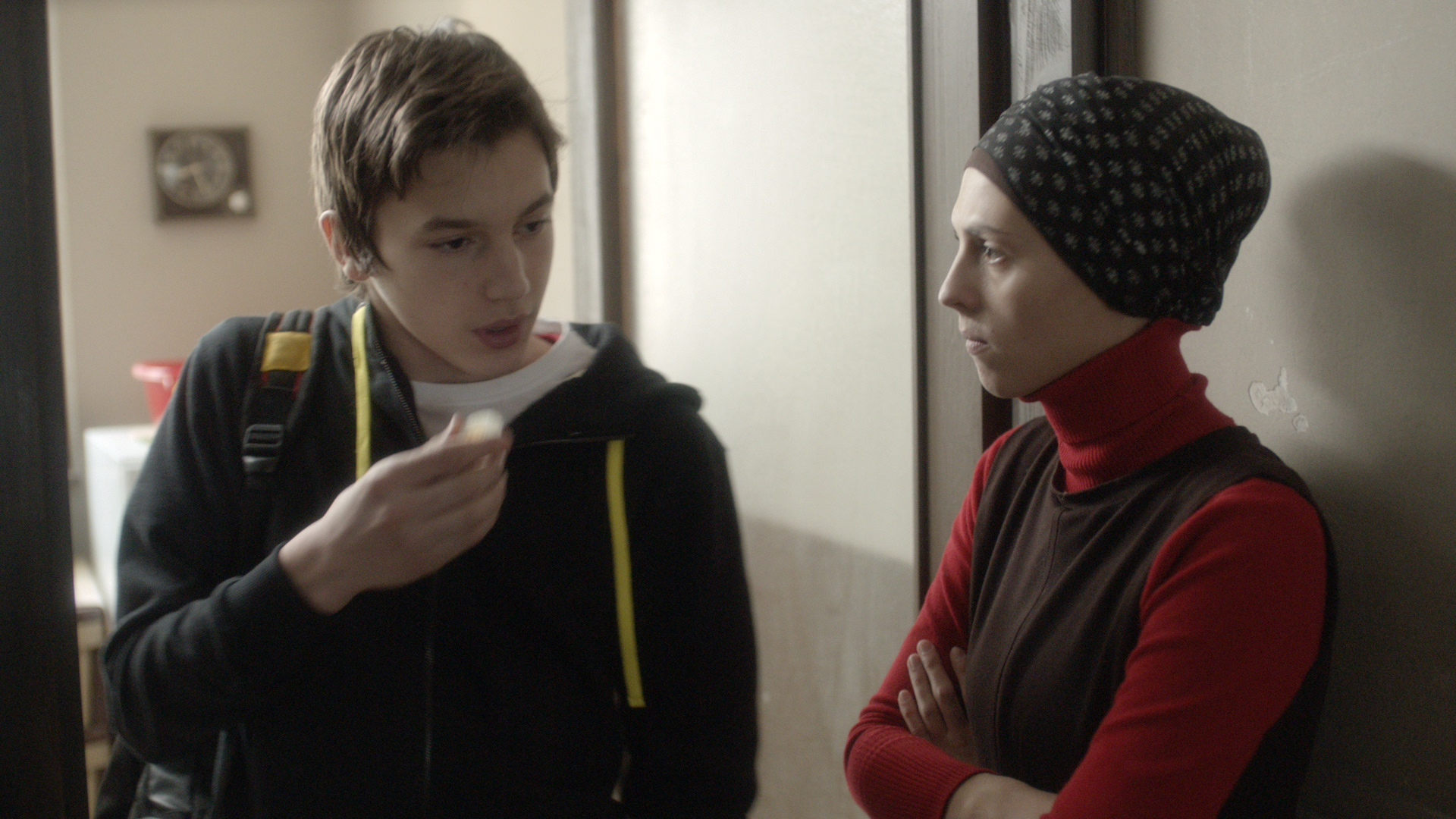 Still of Marija Pikic and Ismir Gagula in Djeca (2012)