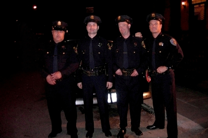 Robert S Goldstein (second from left). Taken on the set of Neal Cassady (2007) directed by Noah Buschel.