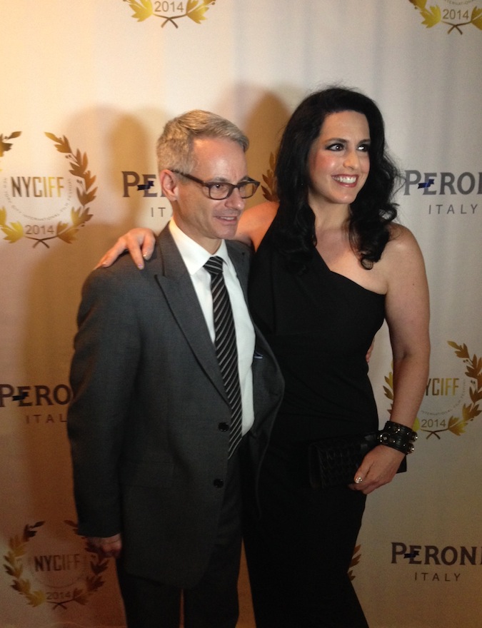 Writer Mylo Carbia with Talent Manager Art Massei, at the New York International Film Festival Opening Gala on May 29, 2014.