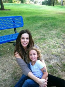 Ava and Kate Beckinsale on Trials of Cate McCall