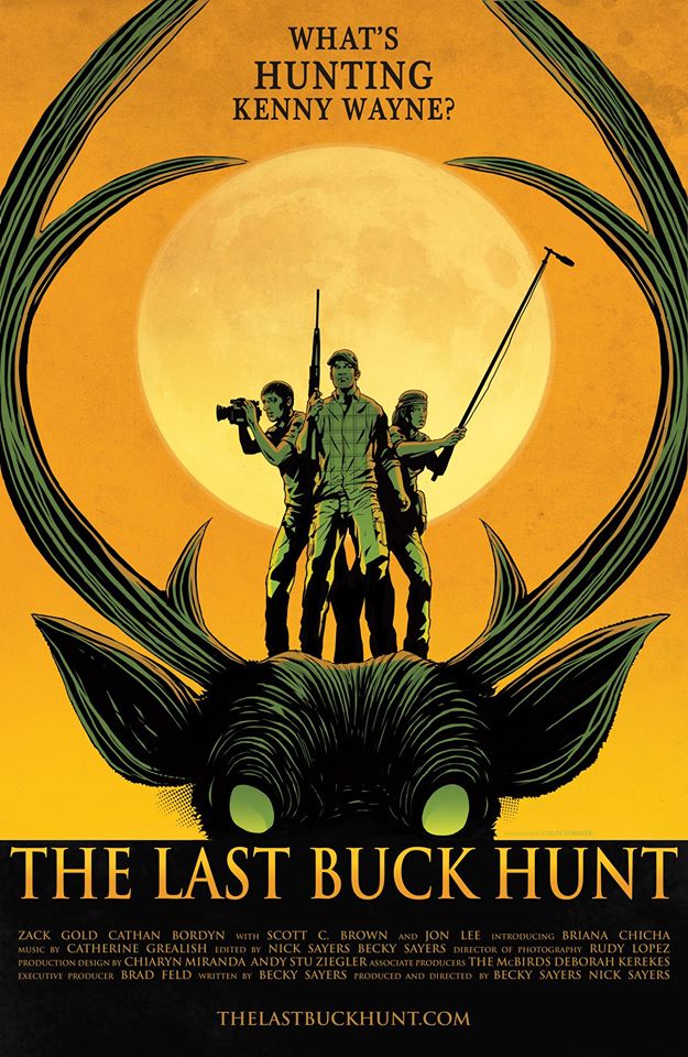 Poster for The Last Buck Hunt, illustrated by Colin Lorimer