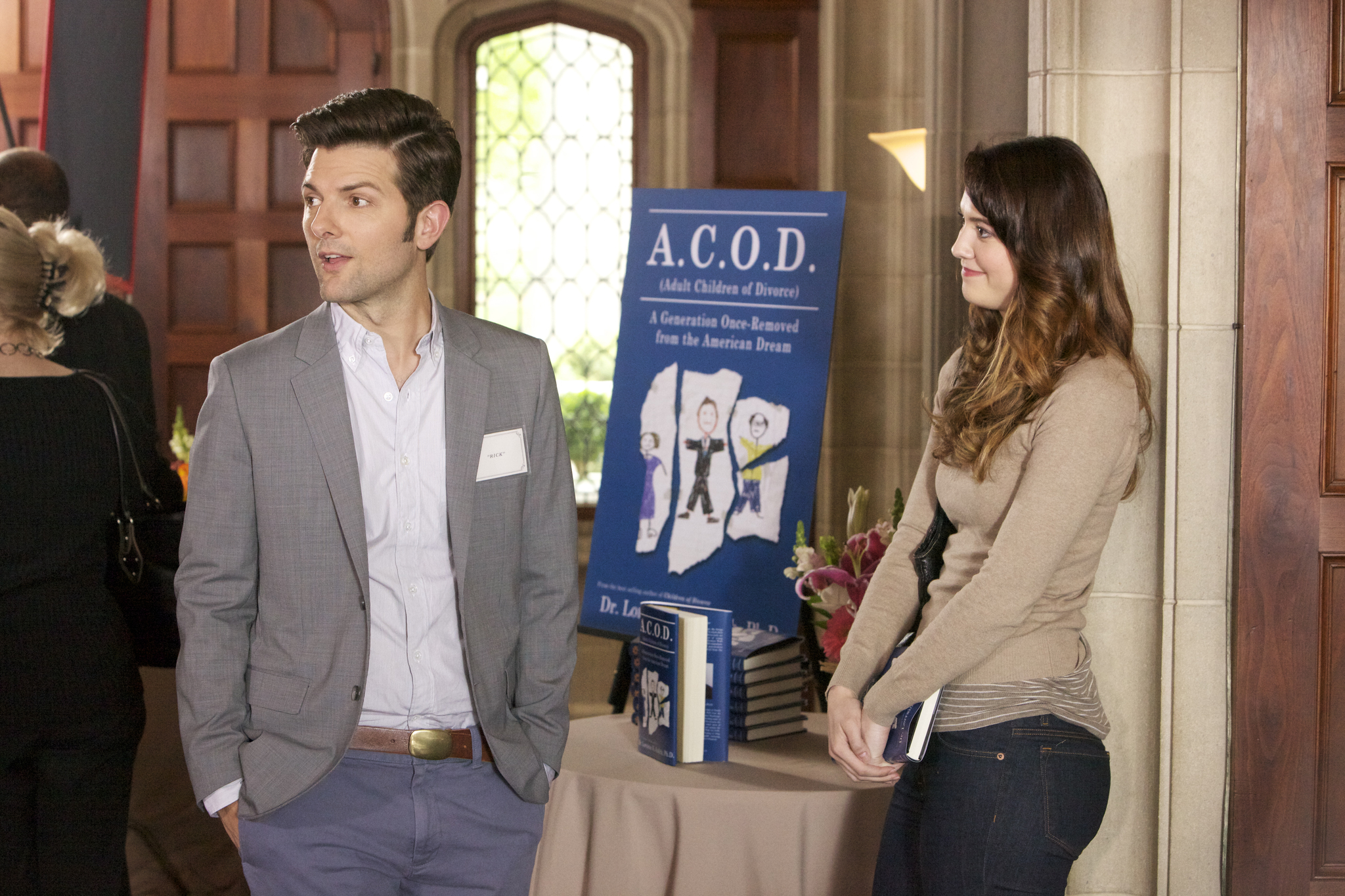 Still of Adam Scott and Mary Elizabeth Winstead in A.C.O.D. (2013)