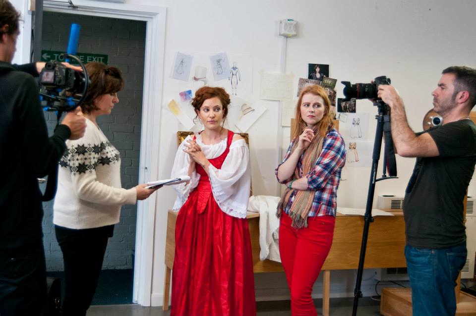 Cathy (second from right)as Anya, The Director in 
