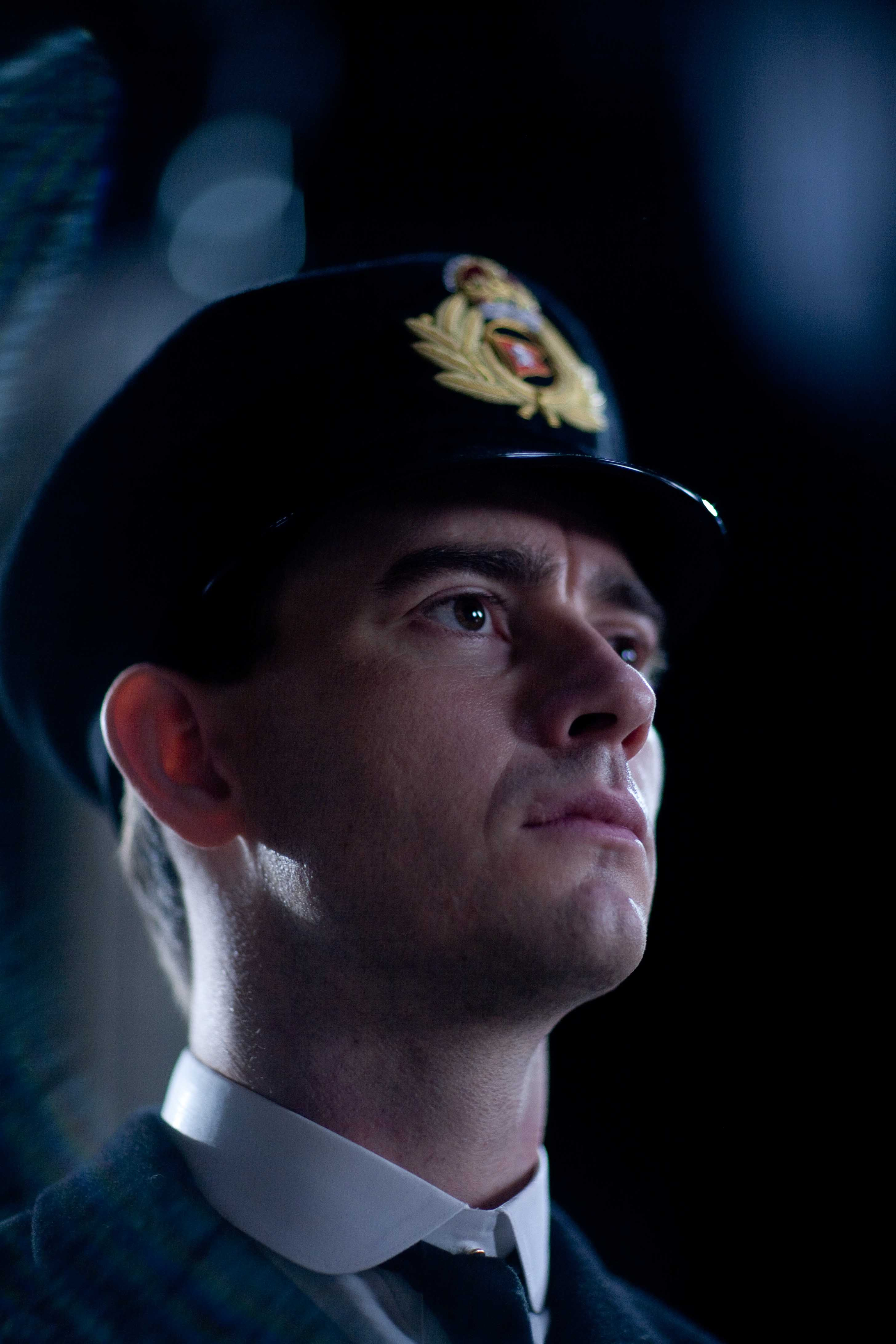 Ifan Meredith as Fifth Officer Lowe in 'Titanic' for ABC/ITV