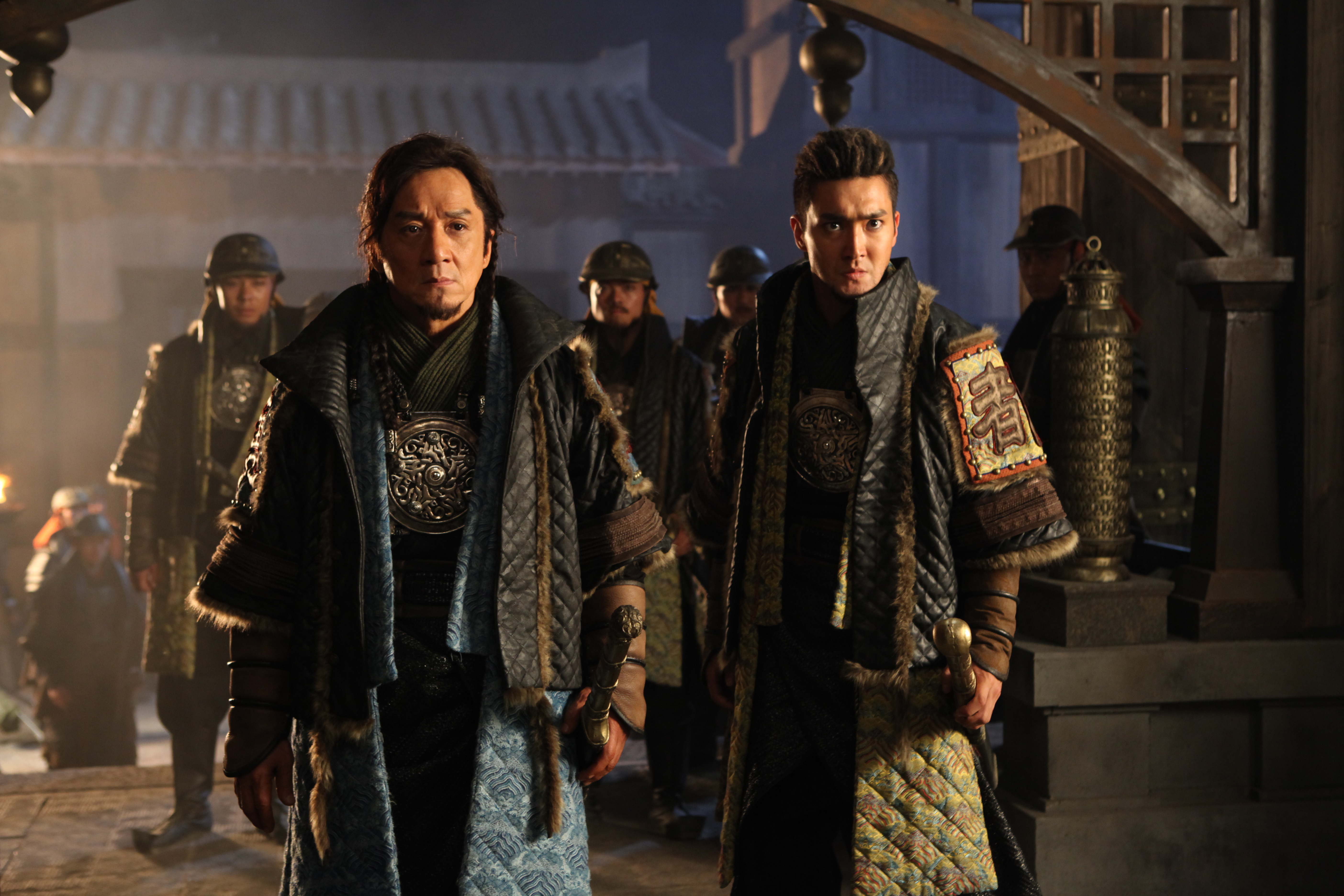 Still of Jackie Chan and Si Won Choi in Tian jiang xiong shi (2015)