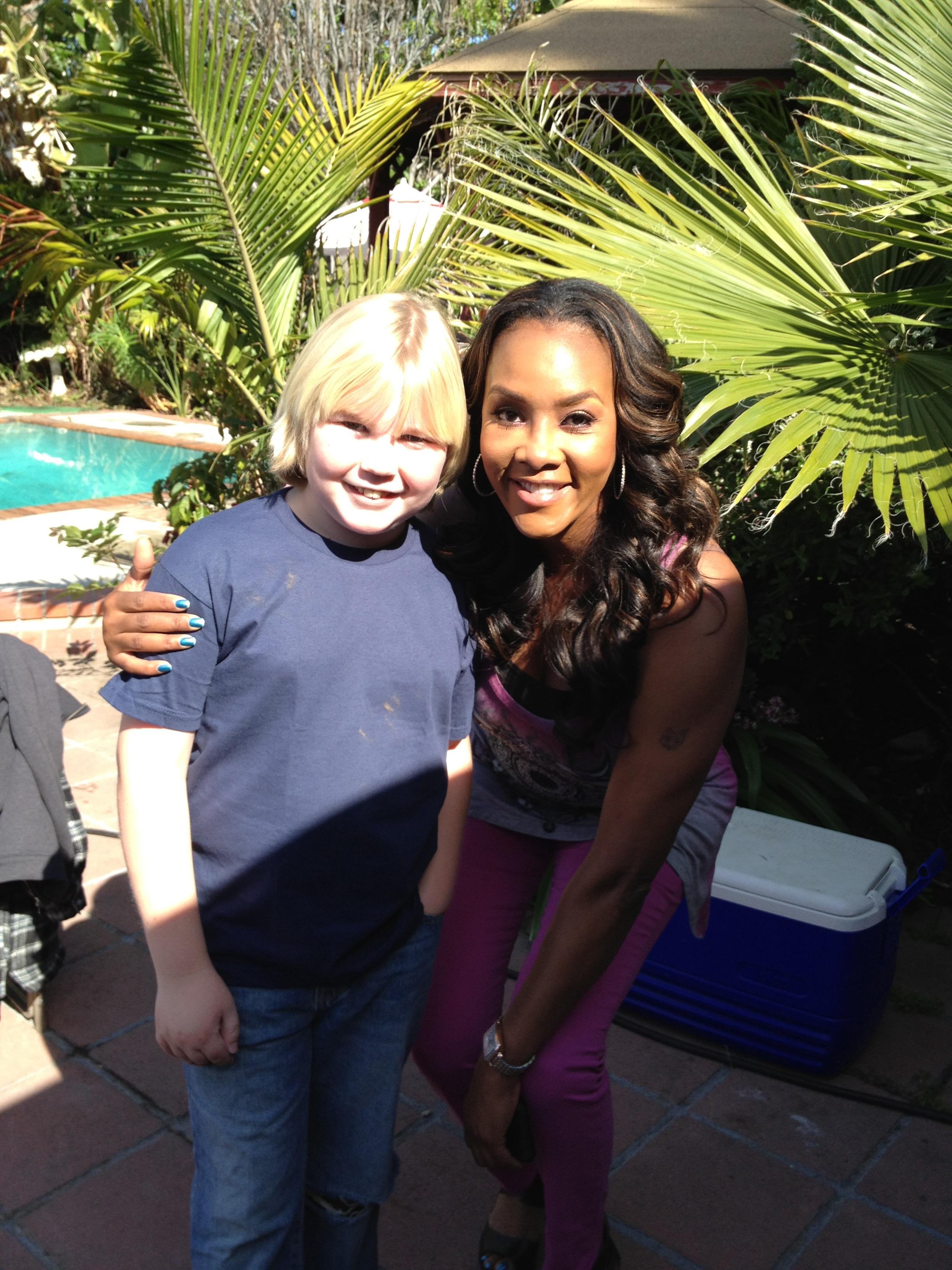 Connor & Vivica A. Fox from Cool Cat Stops Bullying