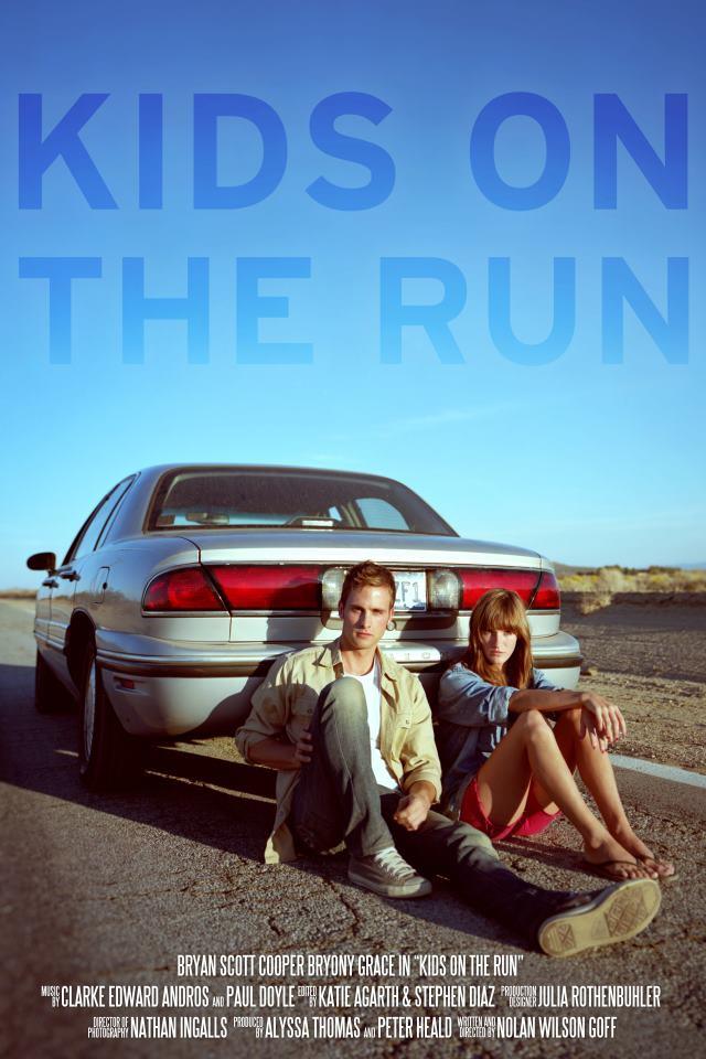 Bryan Scott Cooper & Bryony Grace in Kids On The Run Movie Poster