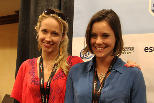Anna Camp and Ashley Williams at the SXSW Film Festival premiere of 
