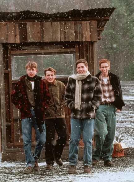 Still of William Lee Scott, Jake Gyllenhaal, Chad Lindberg and Chris Owen in October Sky (1999)