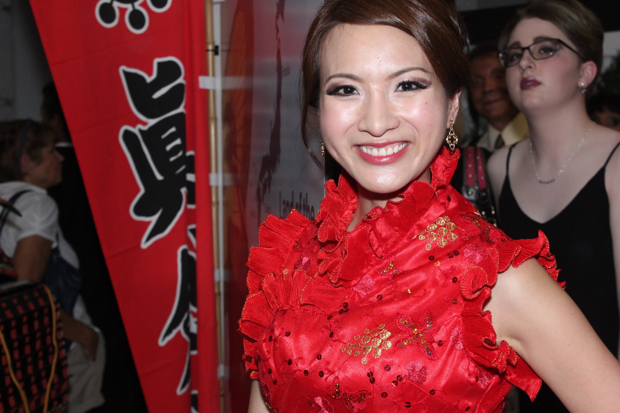 Amy Shi at the Samurai Cop 2 - Meet & Greet at Martial Arts History Museum