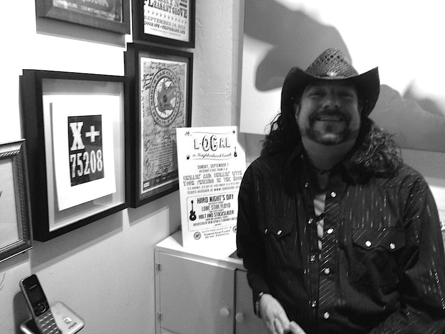 Greg at the Famous Kessler Theatre in Oak Cliff, TX