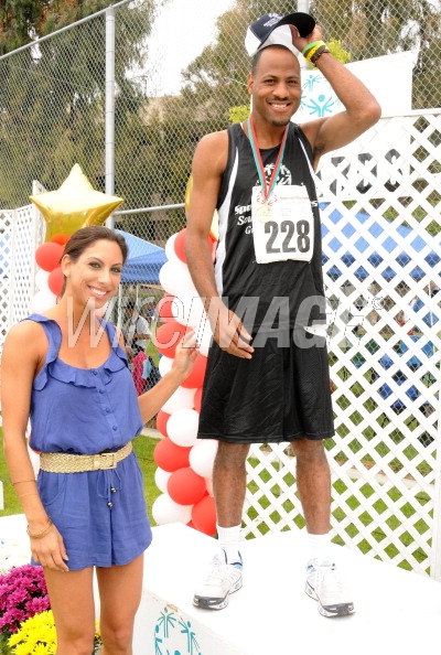 Presenting Medals at the 2012 Special Olympics