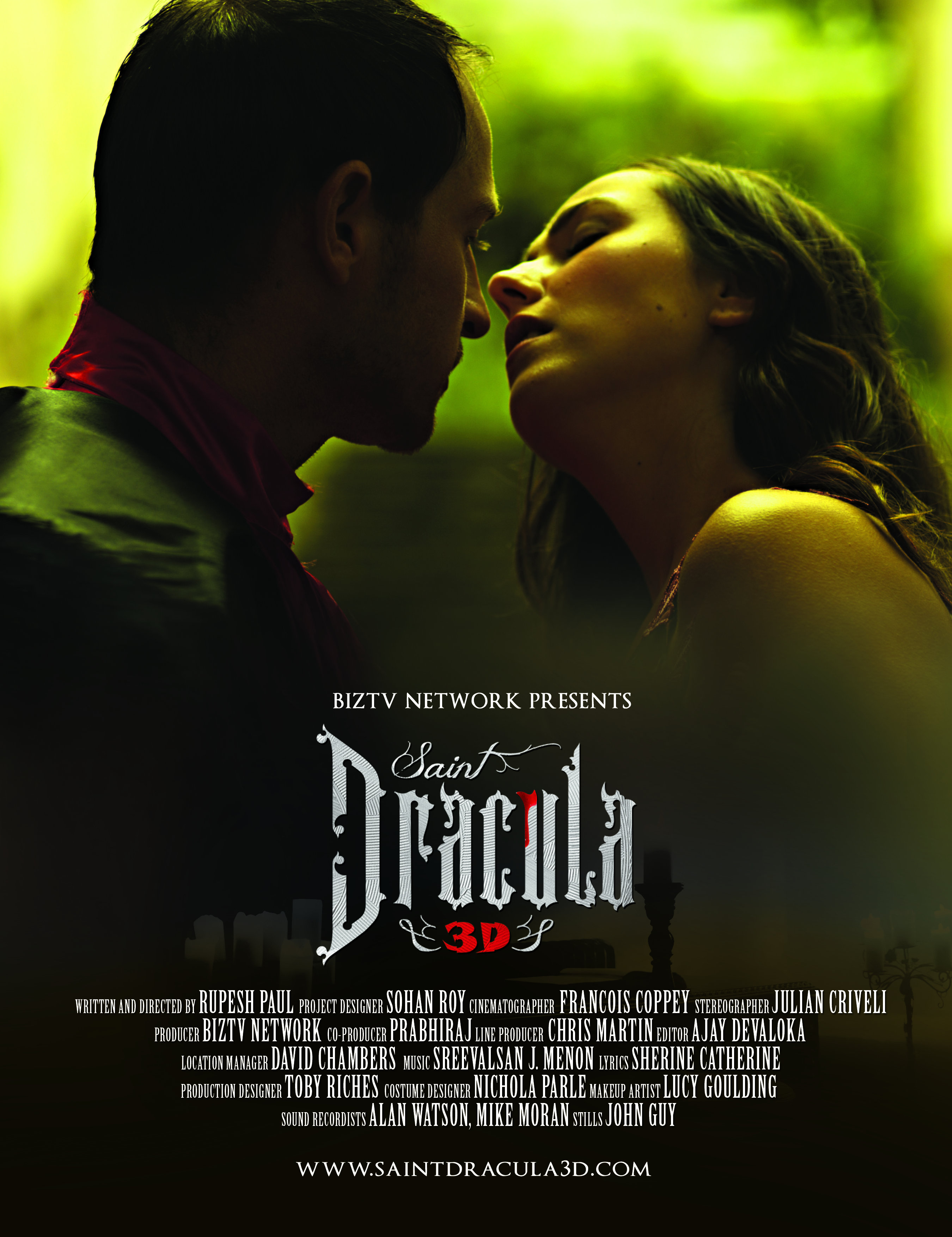 Mitch Powell, Sohan Roy, Rupesh Paul and Patricia Duarte in Saint Dracula 3D (2012)