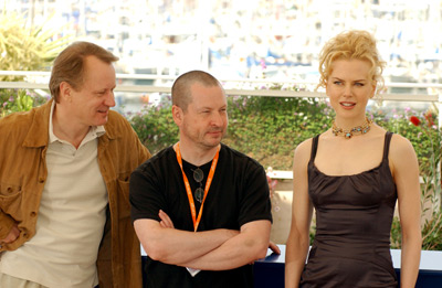 Nicole Kidman, Stellan Skarsgård and Lars von Trier at event of Dogville (2003)
