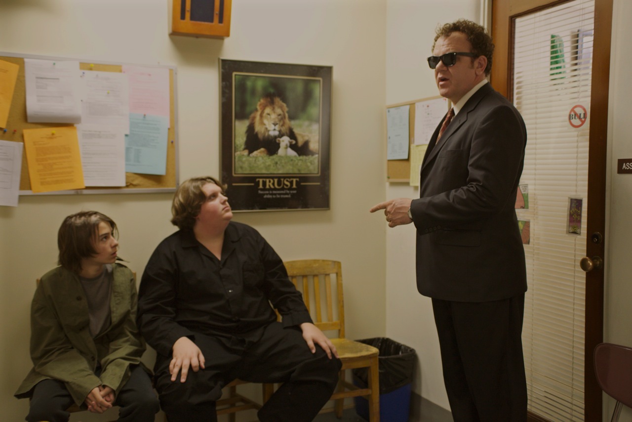 Still of John C. Reilly, Bridger Zadina and Jacob Wysocki in Terri (2011)