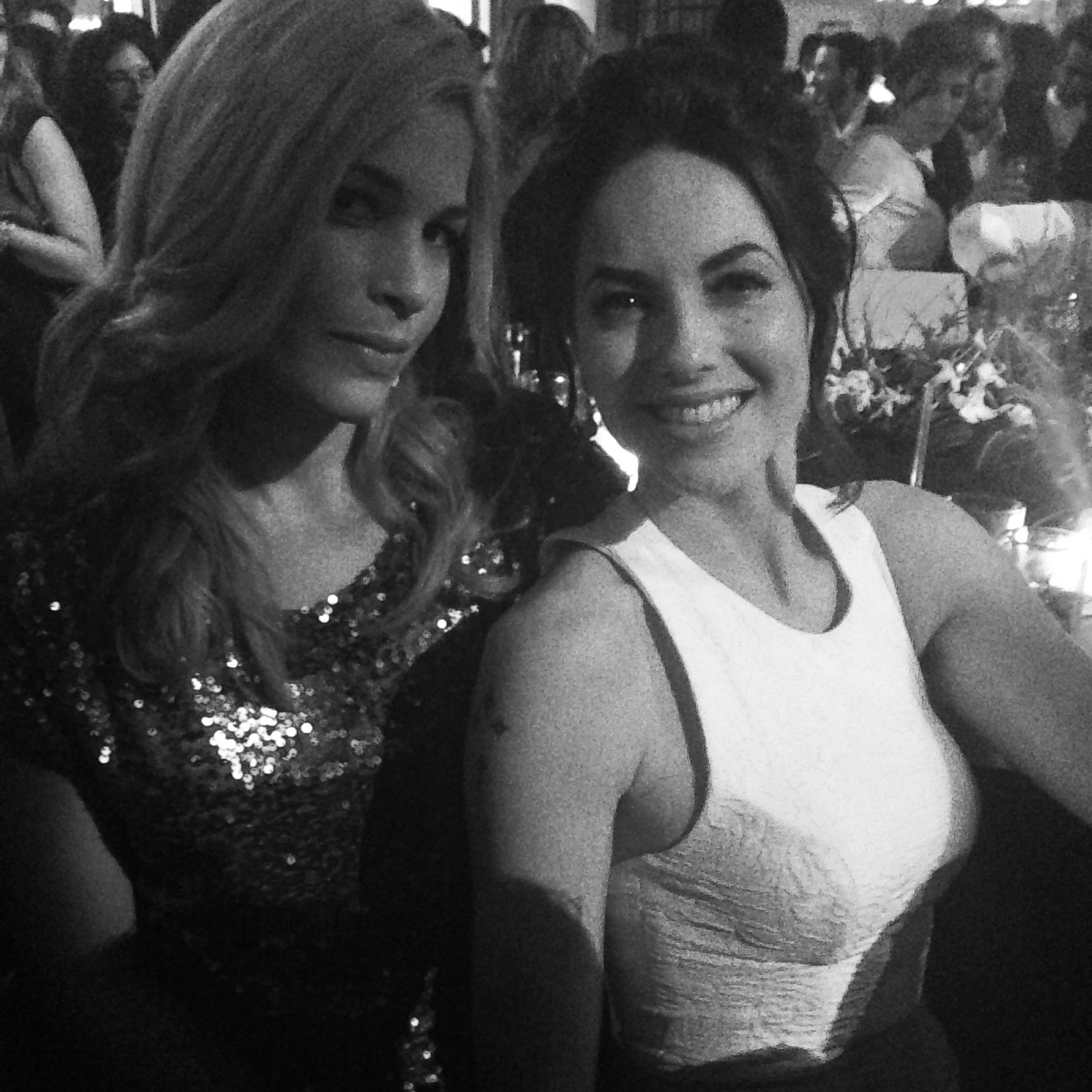 Claudette Lalí & Barbara Mori en premios Fenix, ciudad de Mexico.