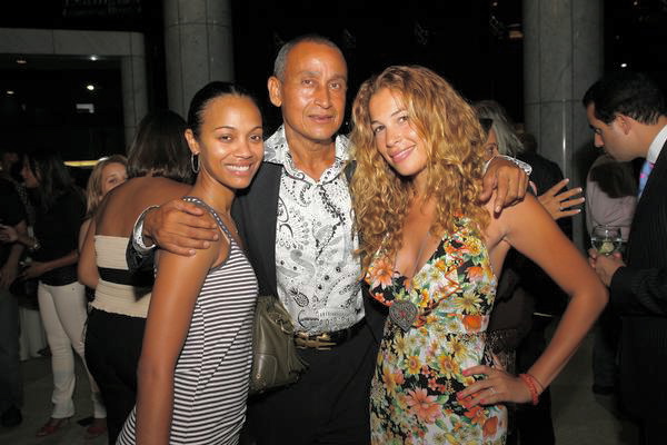 Zoe Saldana, Juan Fernandez & Claudette Lalí