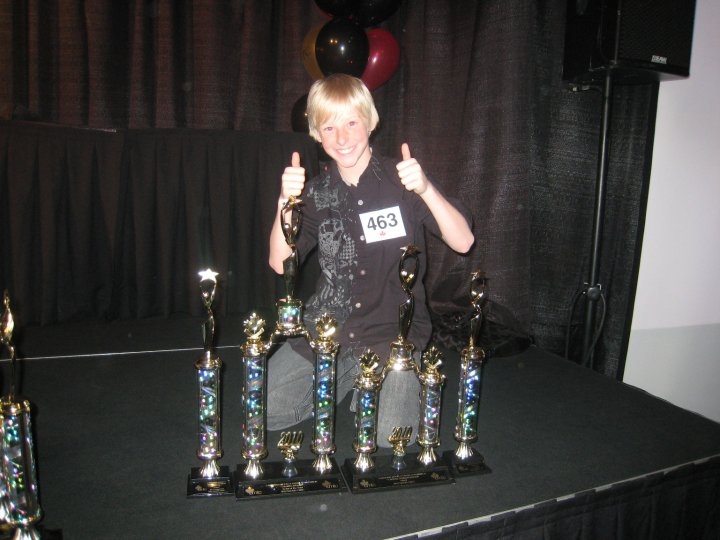 Eric Hanson - 2010 Canadian Talent and Modeling Competition - Actor of the Year, Best Overall Talent