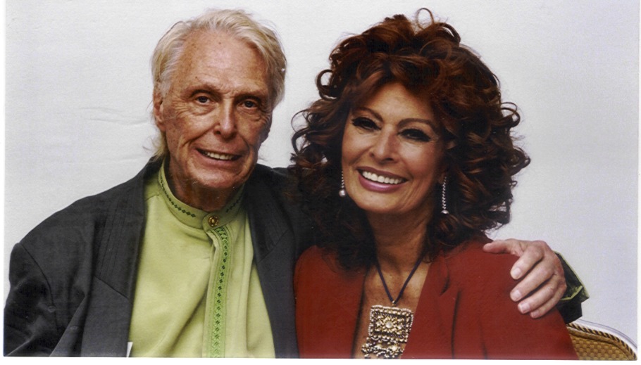 with Sophia Loren