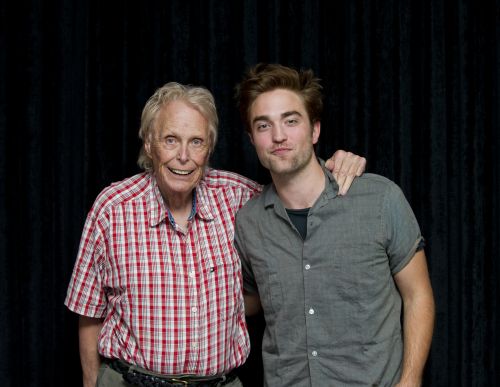 With Robert Pattinson