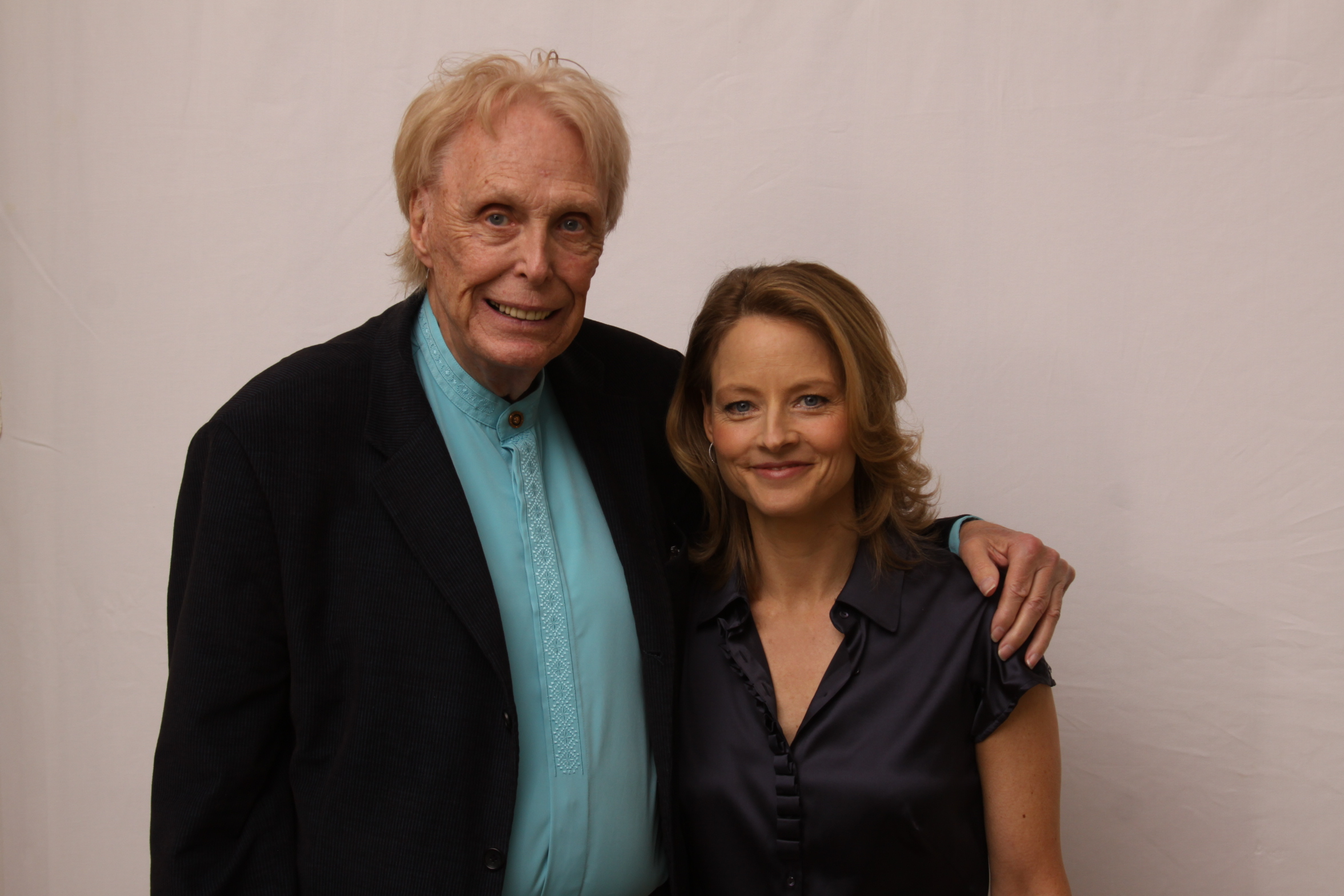 With Jodie Foster