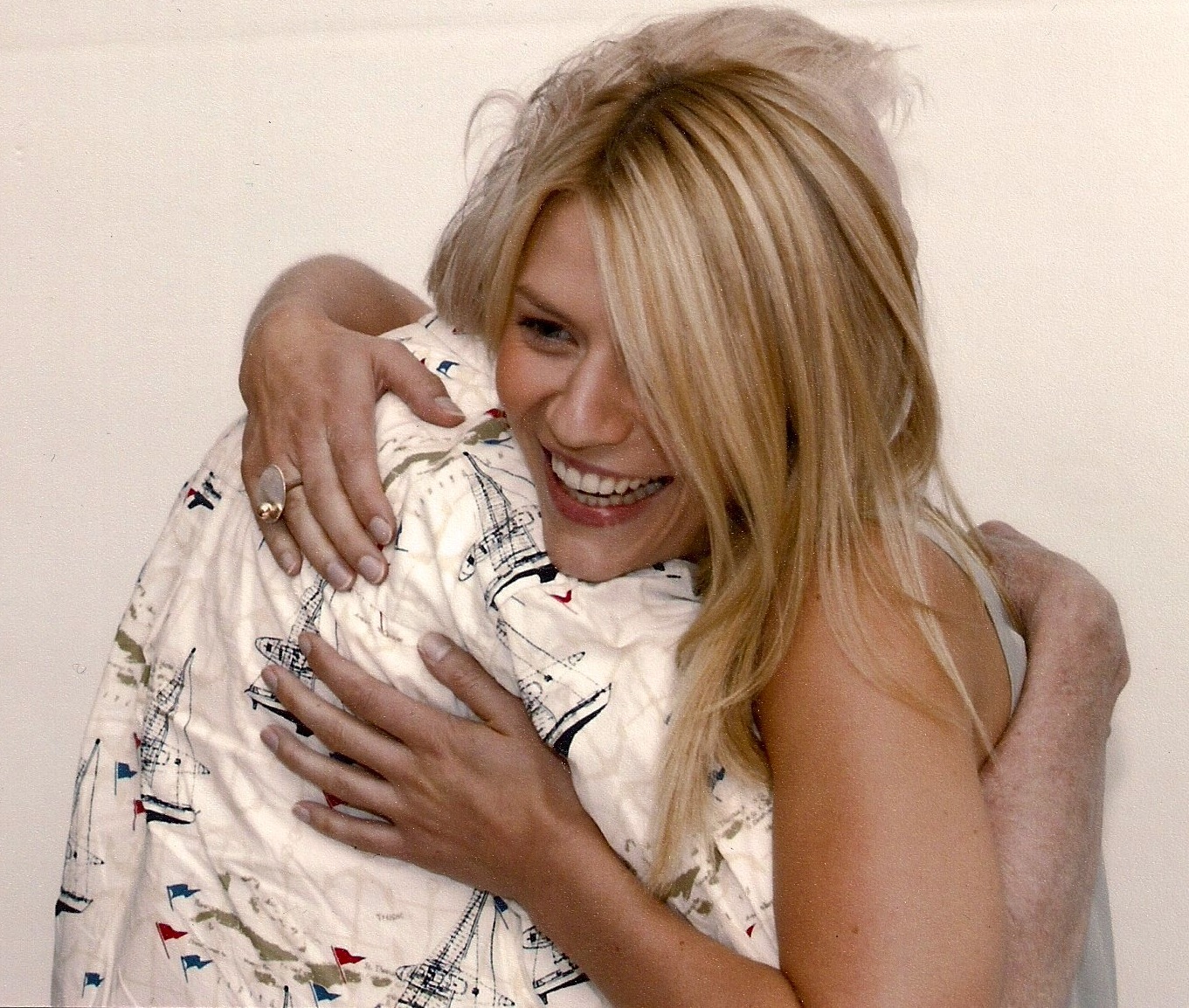 With Claire Danes
