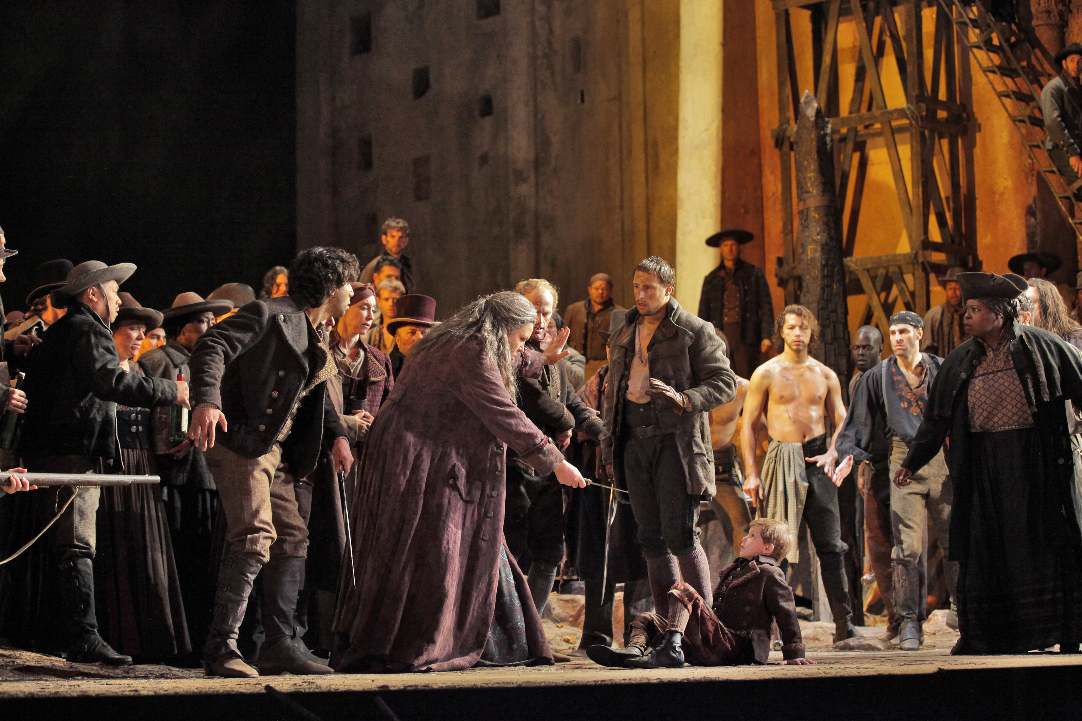 Moritz Linn in the Metropolitan Opera's Il Travatore