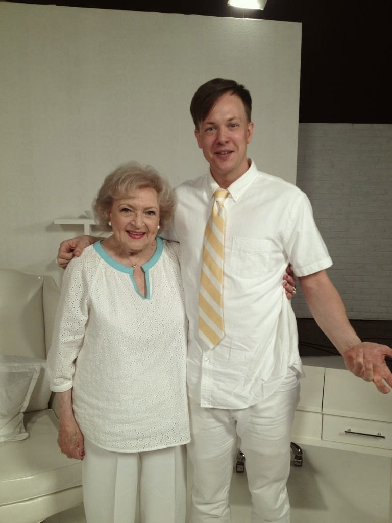 Hugh Scott and Betty White