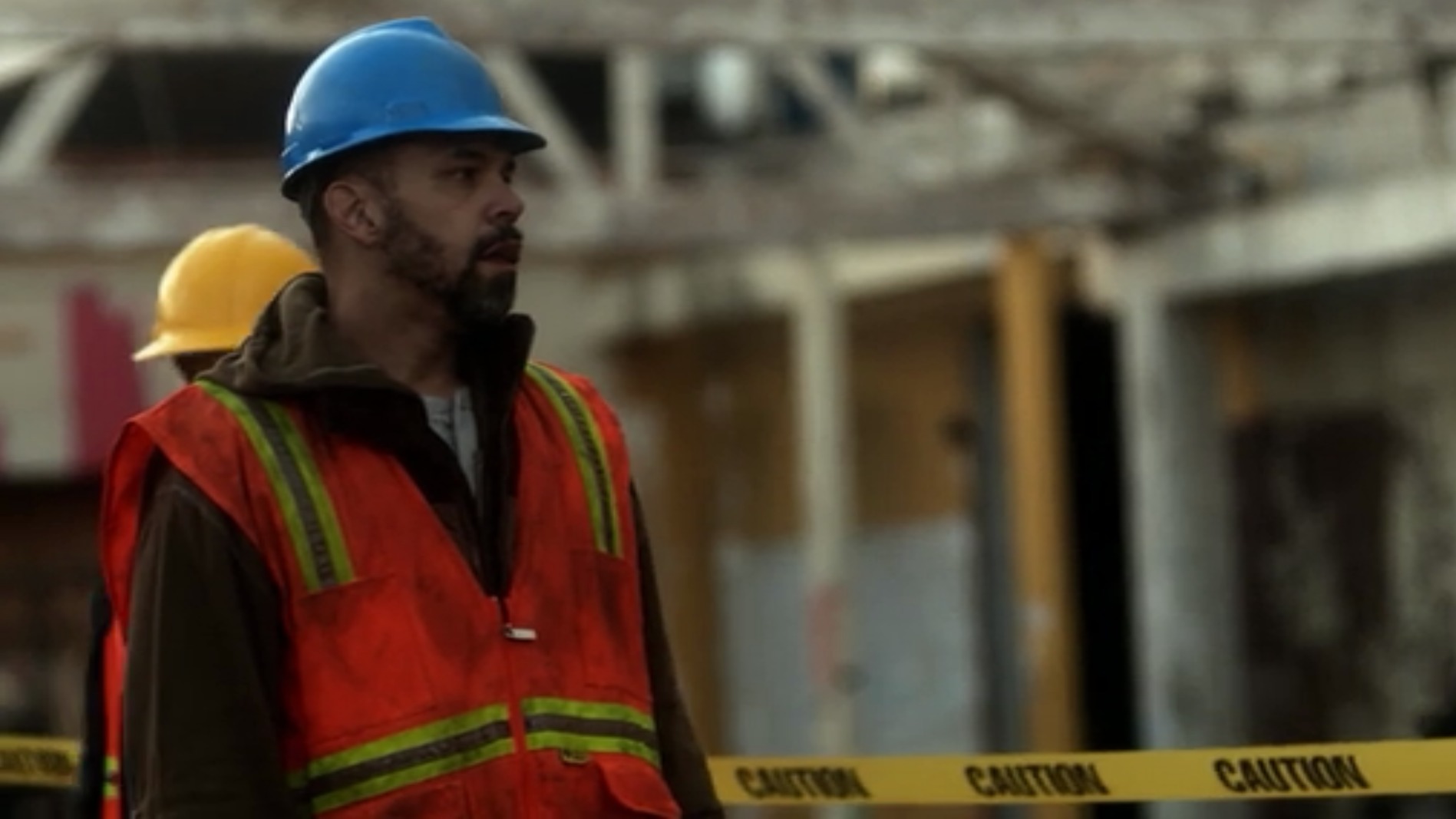 Kevin as the demolition Lead Guy on TOUCH, episode: 
