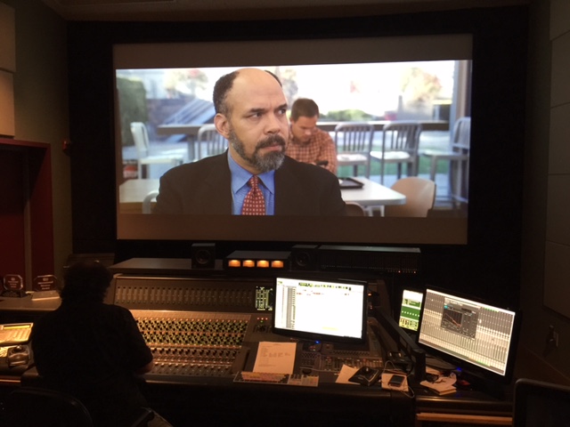 From the mixing room: Kevin as Dr. William Bleu in the sci-fi thriller, 96 SOULS, directed by Stanley Jacobs.