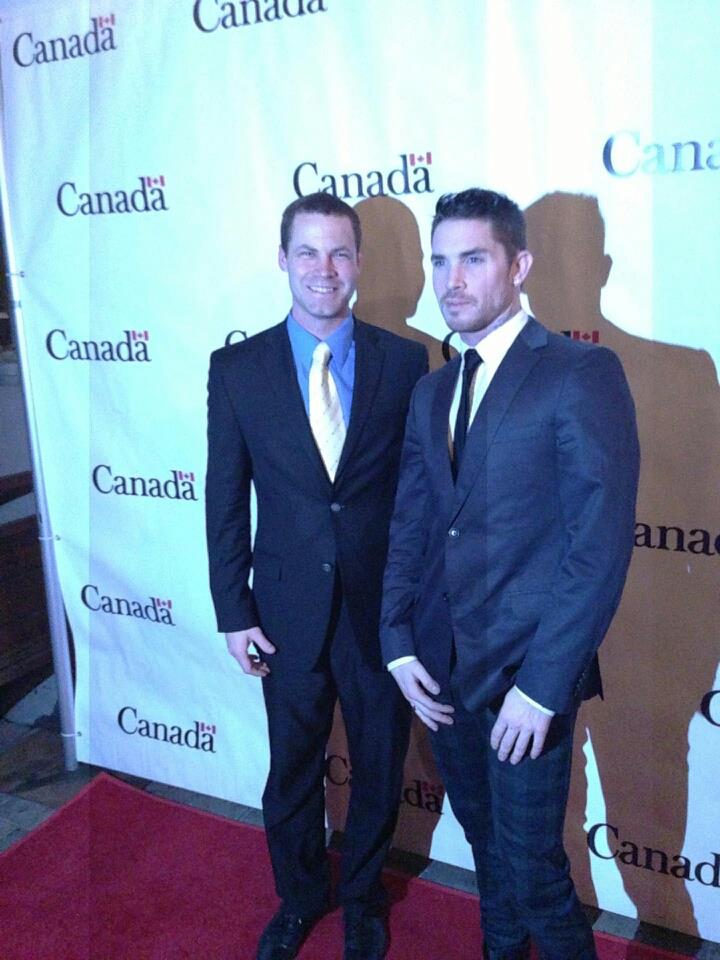 Jared Safier and Blake McGrath at Canadian Grammy Event