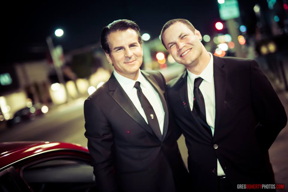 Vincent De Paul and Jared Safier after the 2015 Daytime Emmy Awards