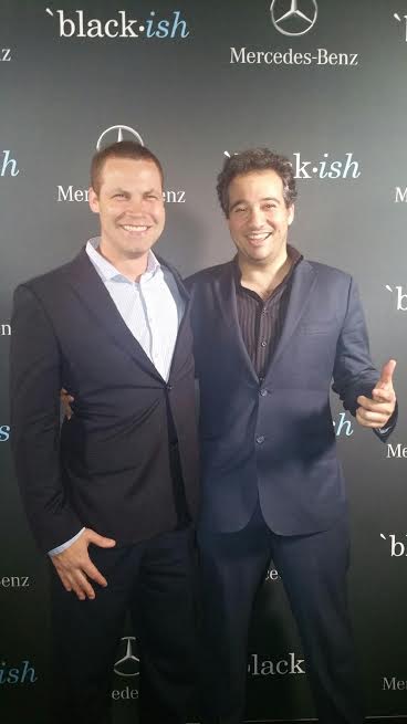 Jared Safier and Alex Shekarchian at the Black-ish Season 1 Wrap Party