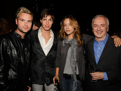 Actor Jonathan Tybel, Actress Alicja Bachleda and other guests attending the opening of the new LACMA Pavillion, Los Angeles