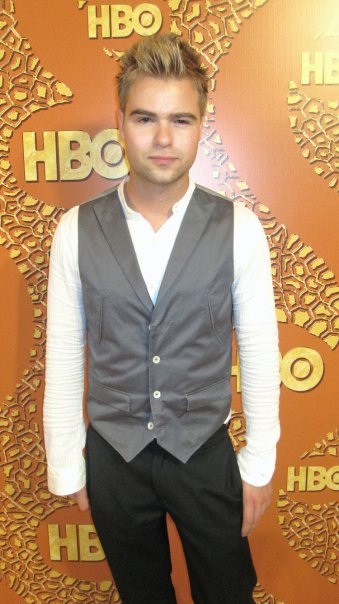 Actor Jonathan Tybel attending the HBO Golden Globes Afterparty