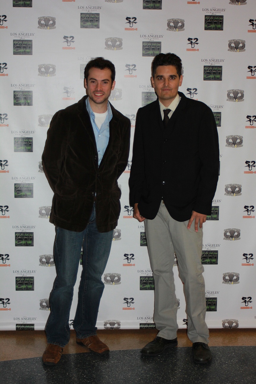 James Inez and Jonathan Lebillon at the GI Film Fest.