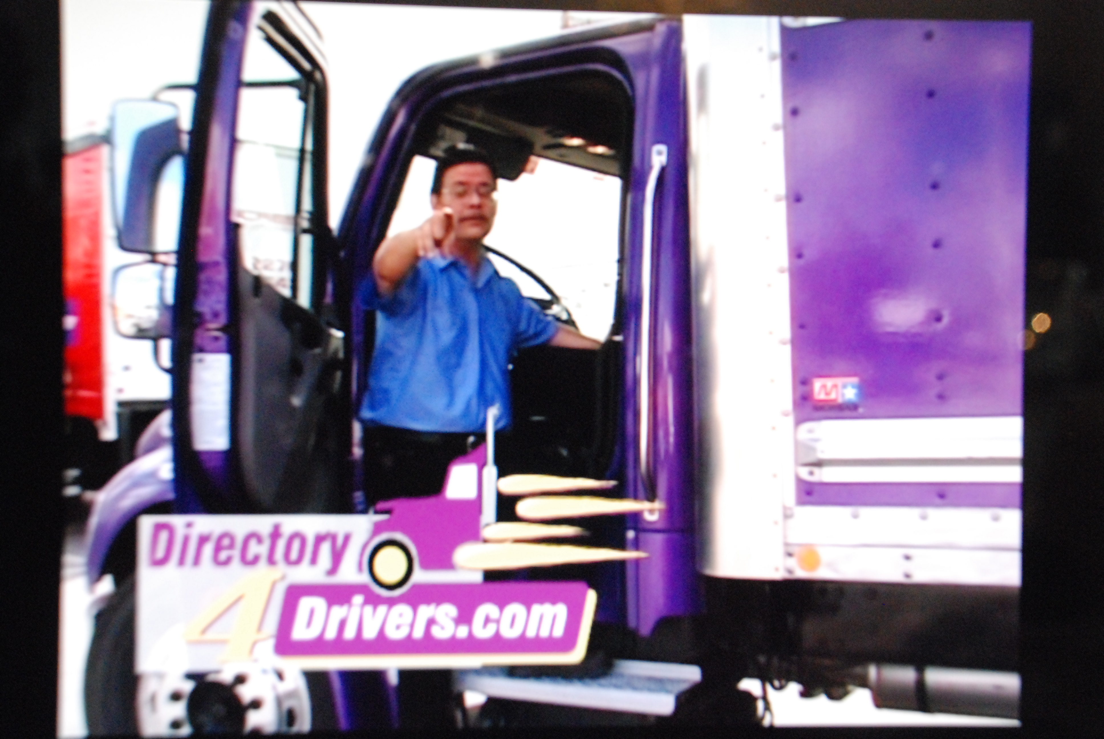 still from Truck Driver TV commercial