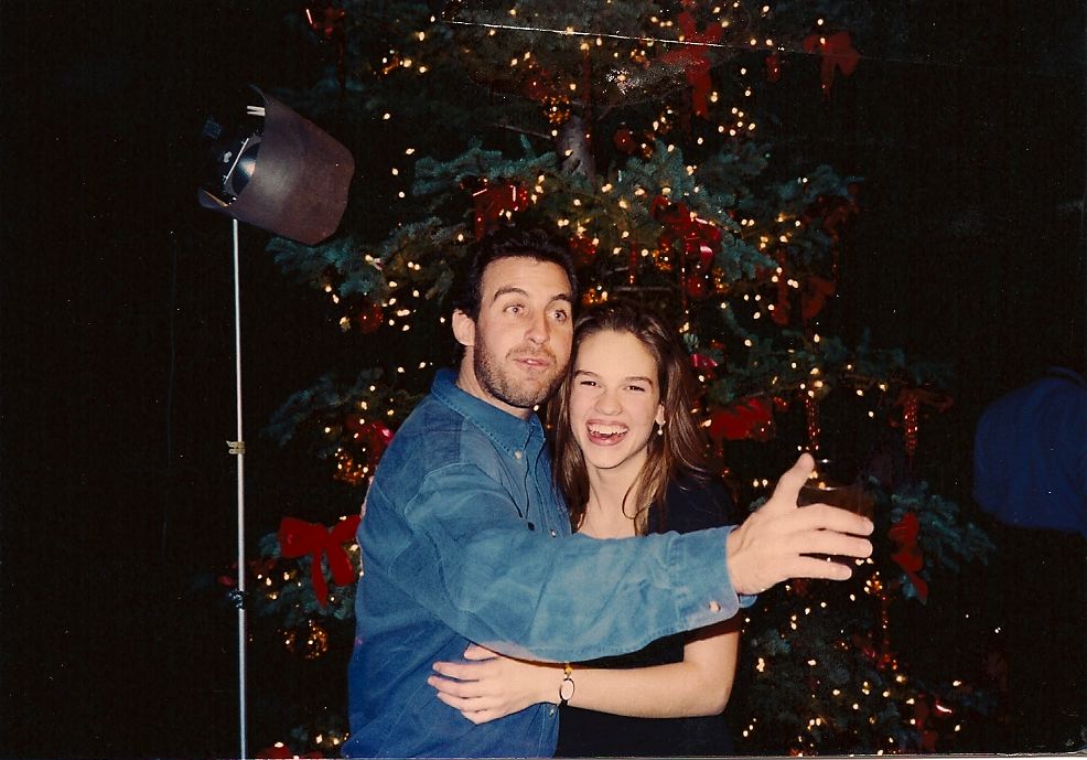 Mark Fauser and Hilary Swank