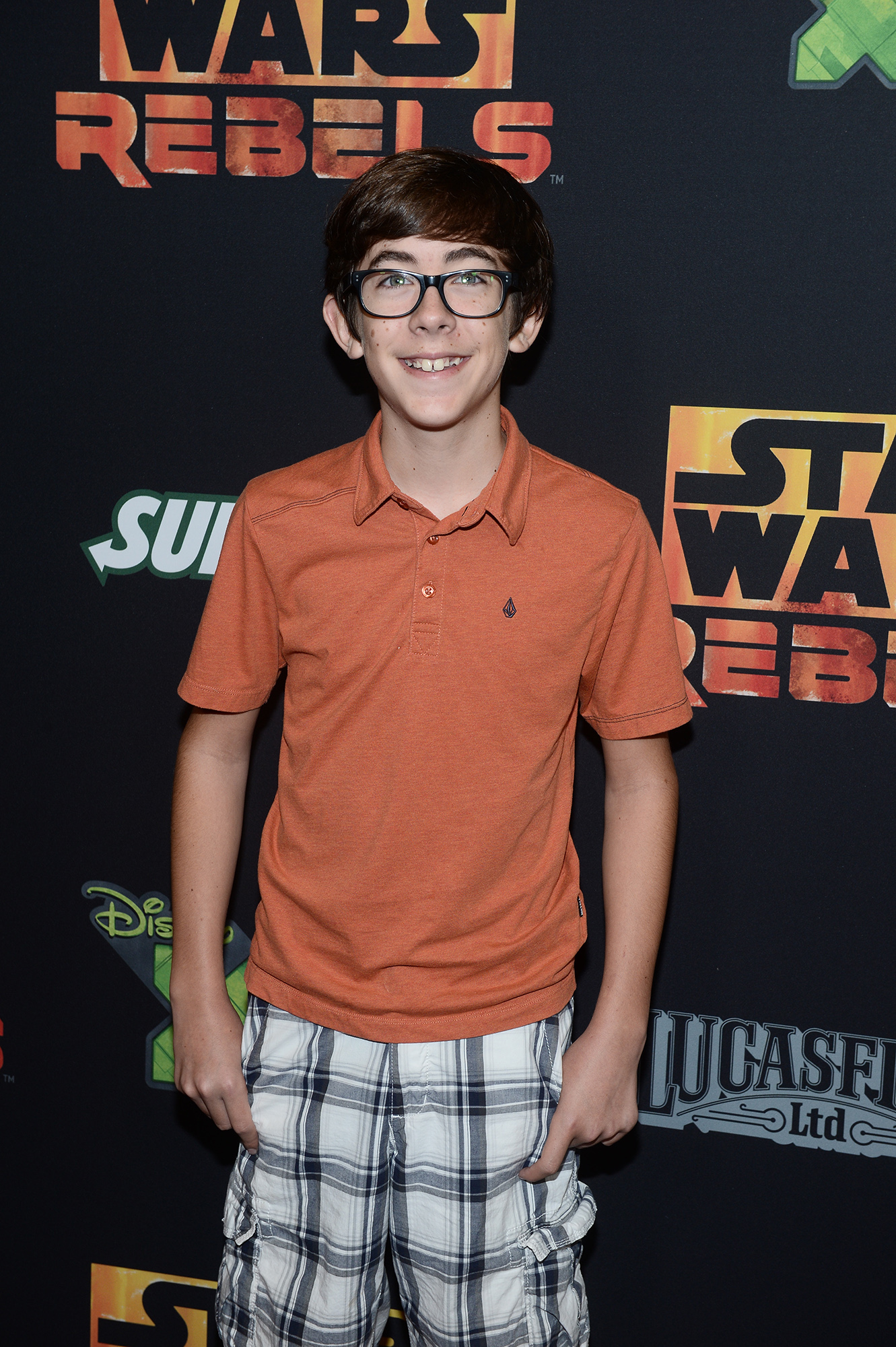 Augie Isaac at event of Star Wars Rebels (2014)