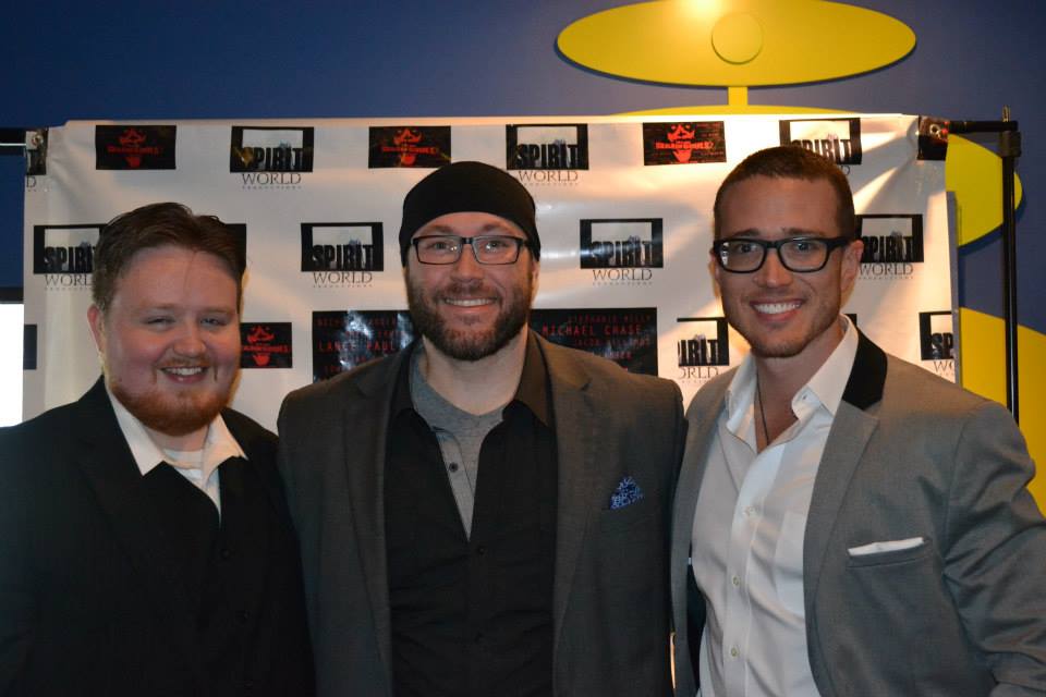 Chase, Lance and Edward at the Realm of Souls premiere