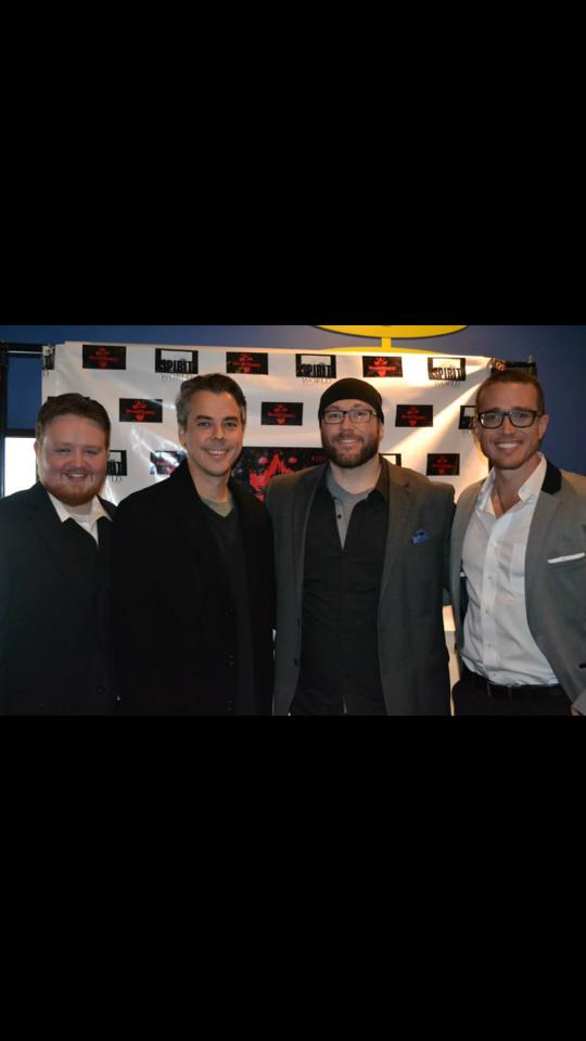 Chase Smith, Lance Paul, Edward Boss, and Jon Bailey at the Realm of Souls premiere