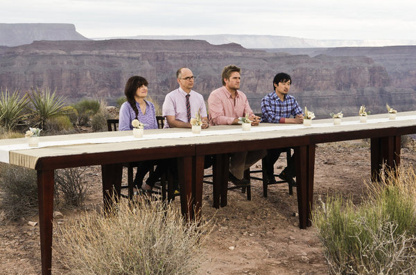 Still of James Oseland, Ruth Reichl, Francis Lam and Curtis Stone in Top Chef Masters (2009)